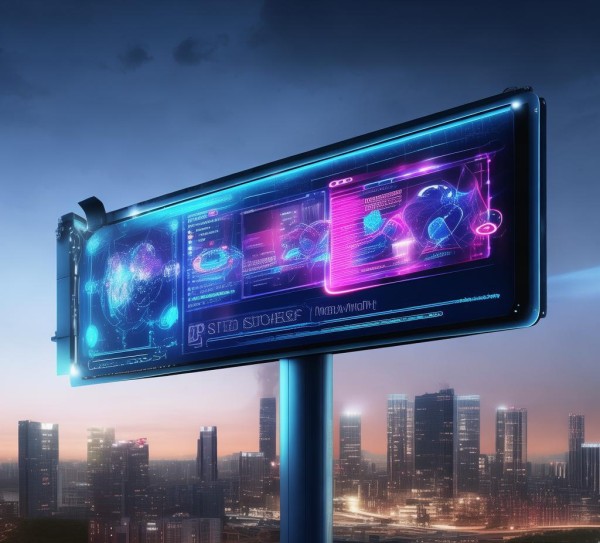 现代广告牌,创新商业解决方案 现代广告牌,创新商业解决方案