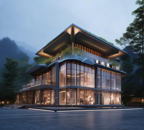 江西广告展台规划馆，未来城市地标与文化传承的融合设计