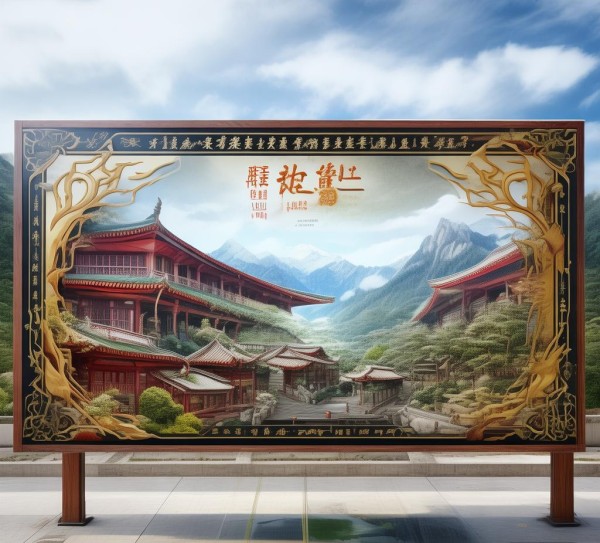 山庄广告牌设计方案,打造独特文化记忆点 山庄广告牌设计方案,打造独特文化记忆点